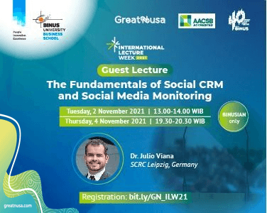 The Fundamentals of Social CRM and Social Media Monitoring (2 November 2021)