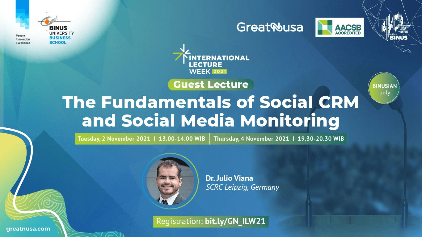 The Fundamentals of Social CRM and Social Media Monitoring (4 November 2021)